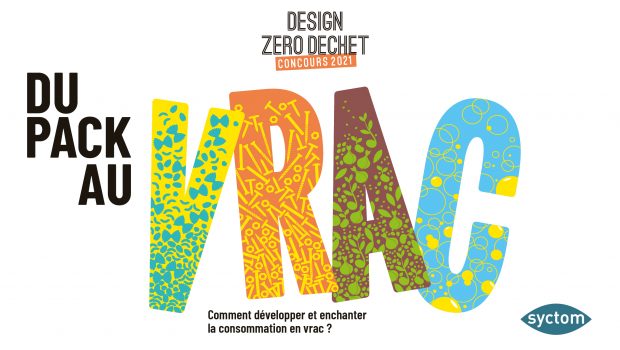 Visuel du concours Design Zéro Déchet 2021 consacré à l'achat et la vente en vrac